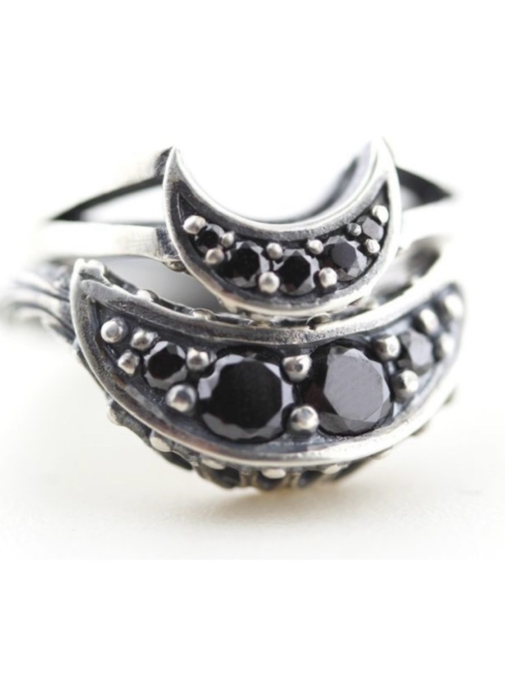 BLOODMILK nesting pair of rings, size 7. Belonging To The Darkness 🖤🥀🖤